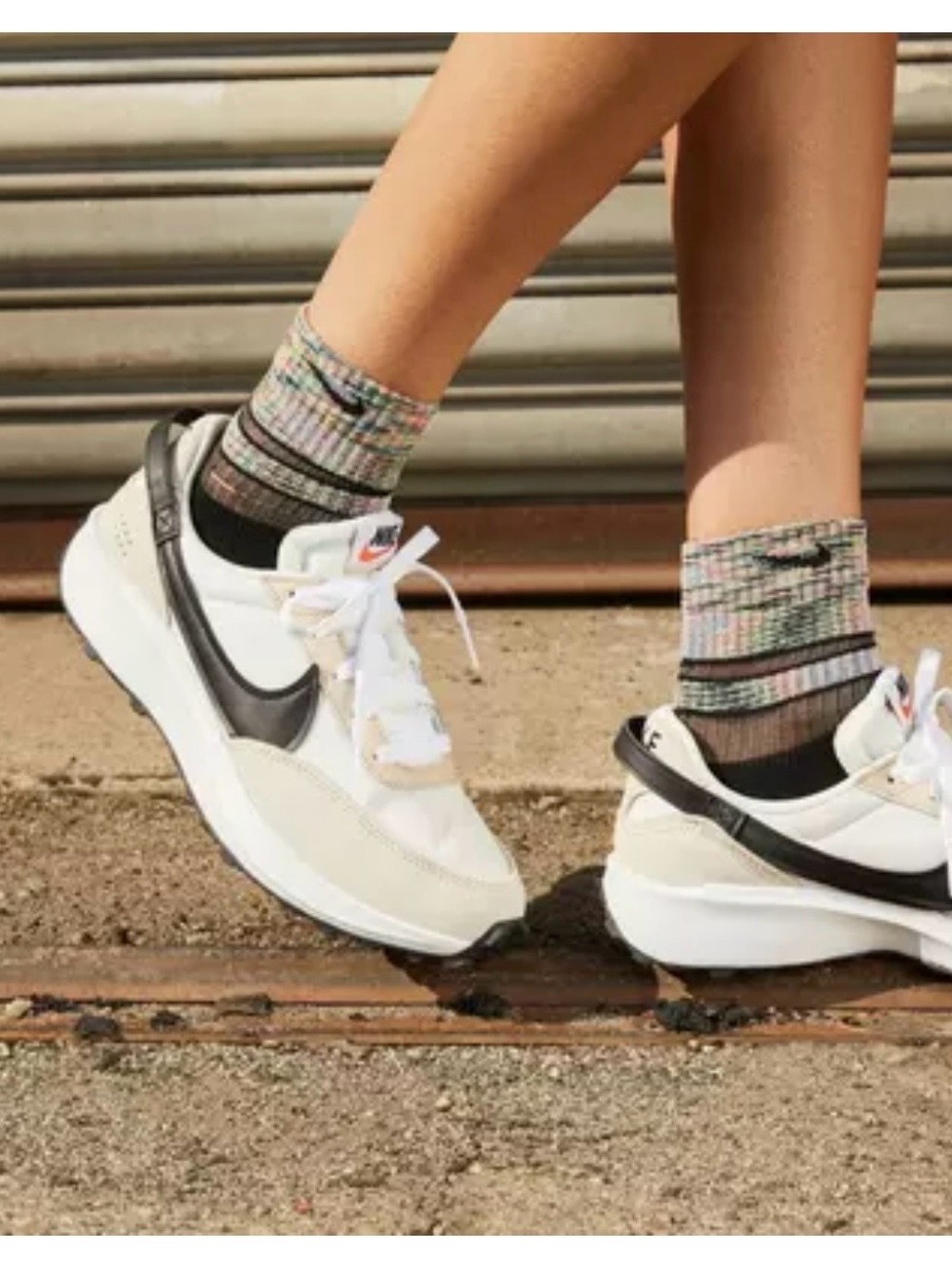Nike Waffle Debut (Tan/Black/White) - Size 8
